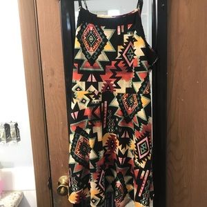 Aztec print skater mini